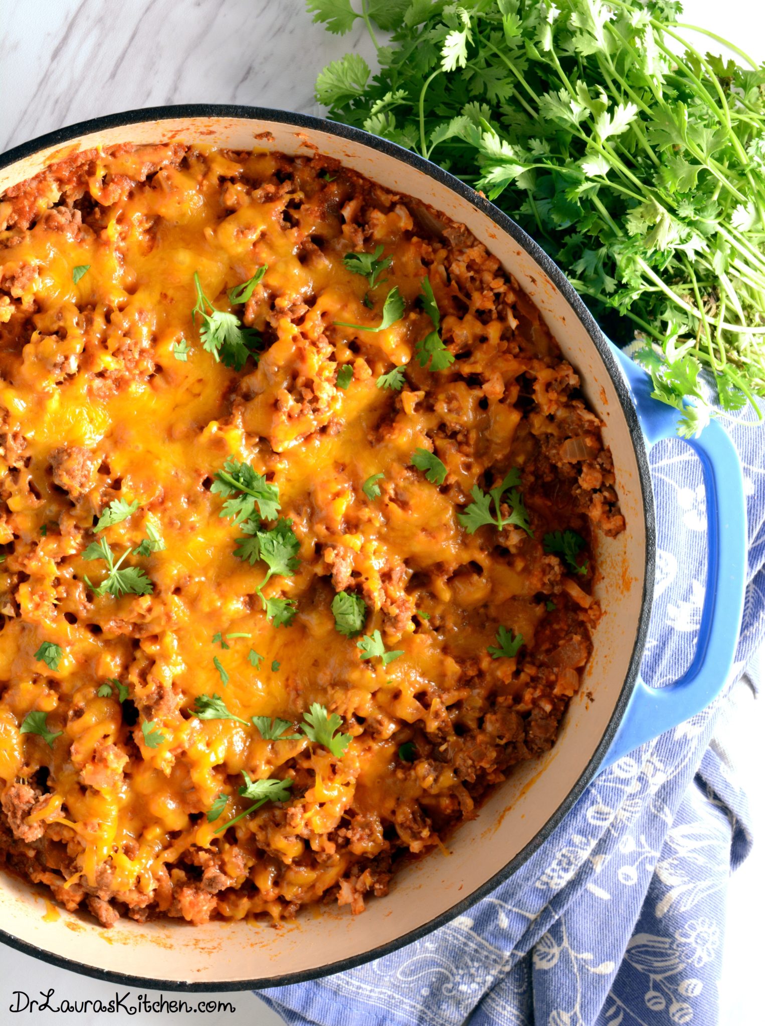 Mexican Casserole With Cauliflower Rice - Dr. Laura's Kitchen